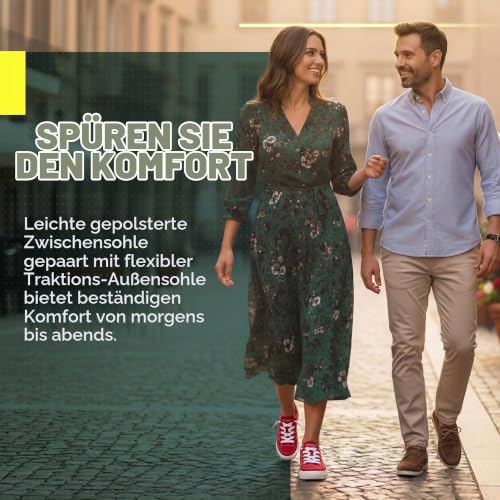 Skechers Arcata Arcata Arcade für Damen, Rot/Ausflug, einfarbig (Getaway Solids), 10 Wide – Ansicht 5