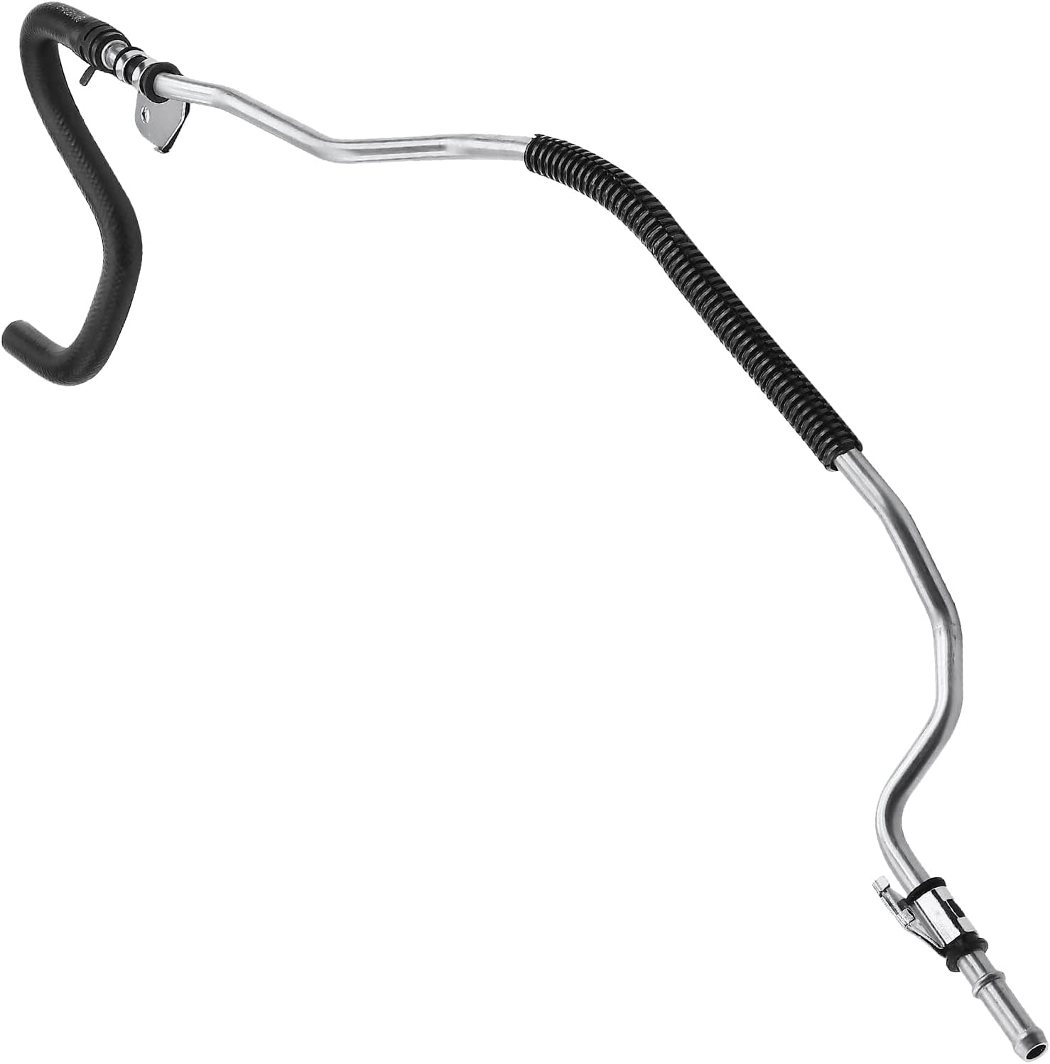 A-Premium Power Steering Return Hose (Intermediate Pipe) Compatible with Toyota Highlander 2001-2007, L4 2.4L V6 3.0L 3.3L, Reference 44416-48061