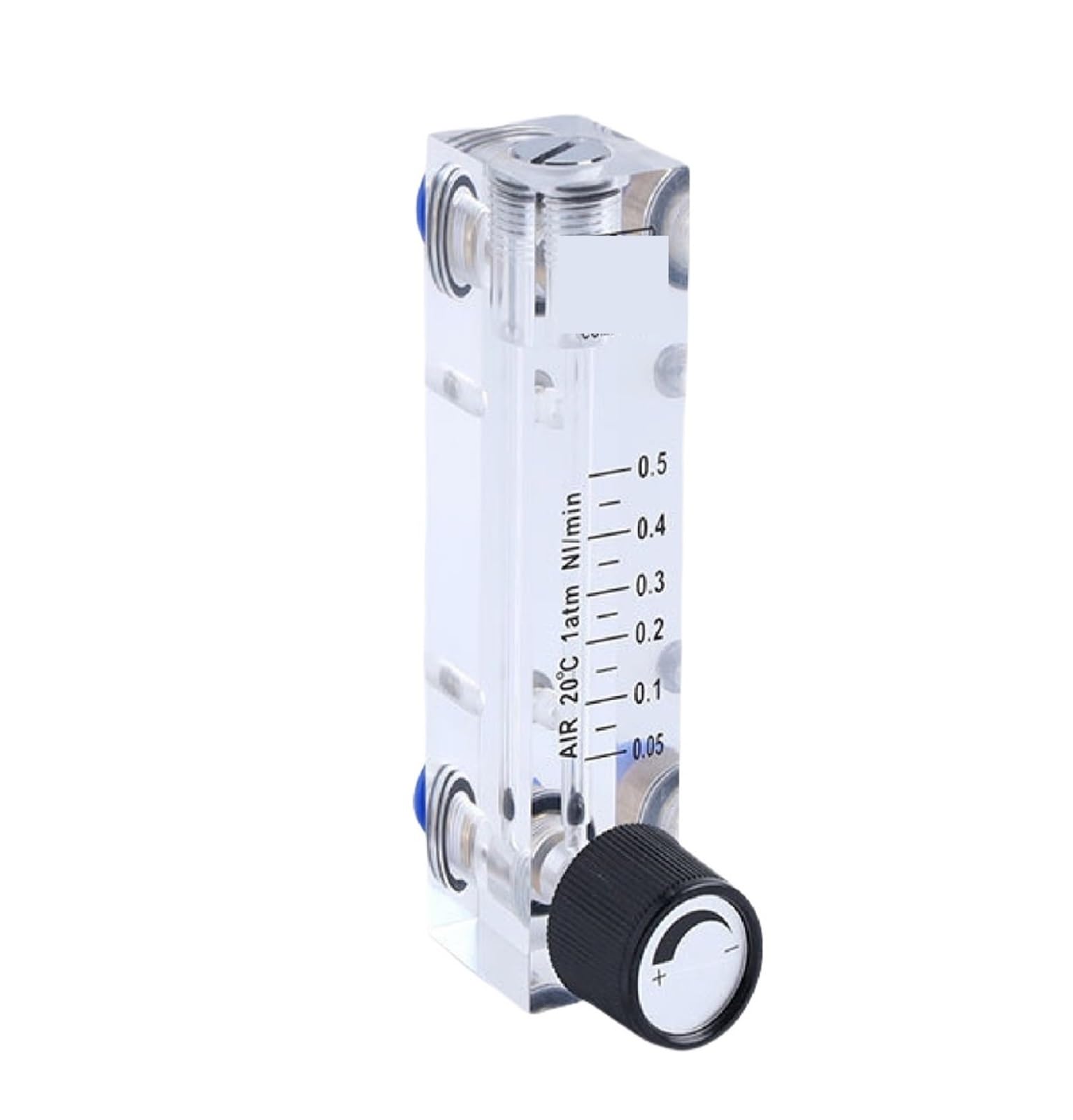 Medidor de flujo de panel acrílico LZM-4T, rotámetro de gas y líquido, medidor de flujo de aire comprimido, instrumento de análisis de agua, interfaz de 6 mm.(L-30-120ML-min-6mm)