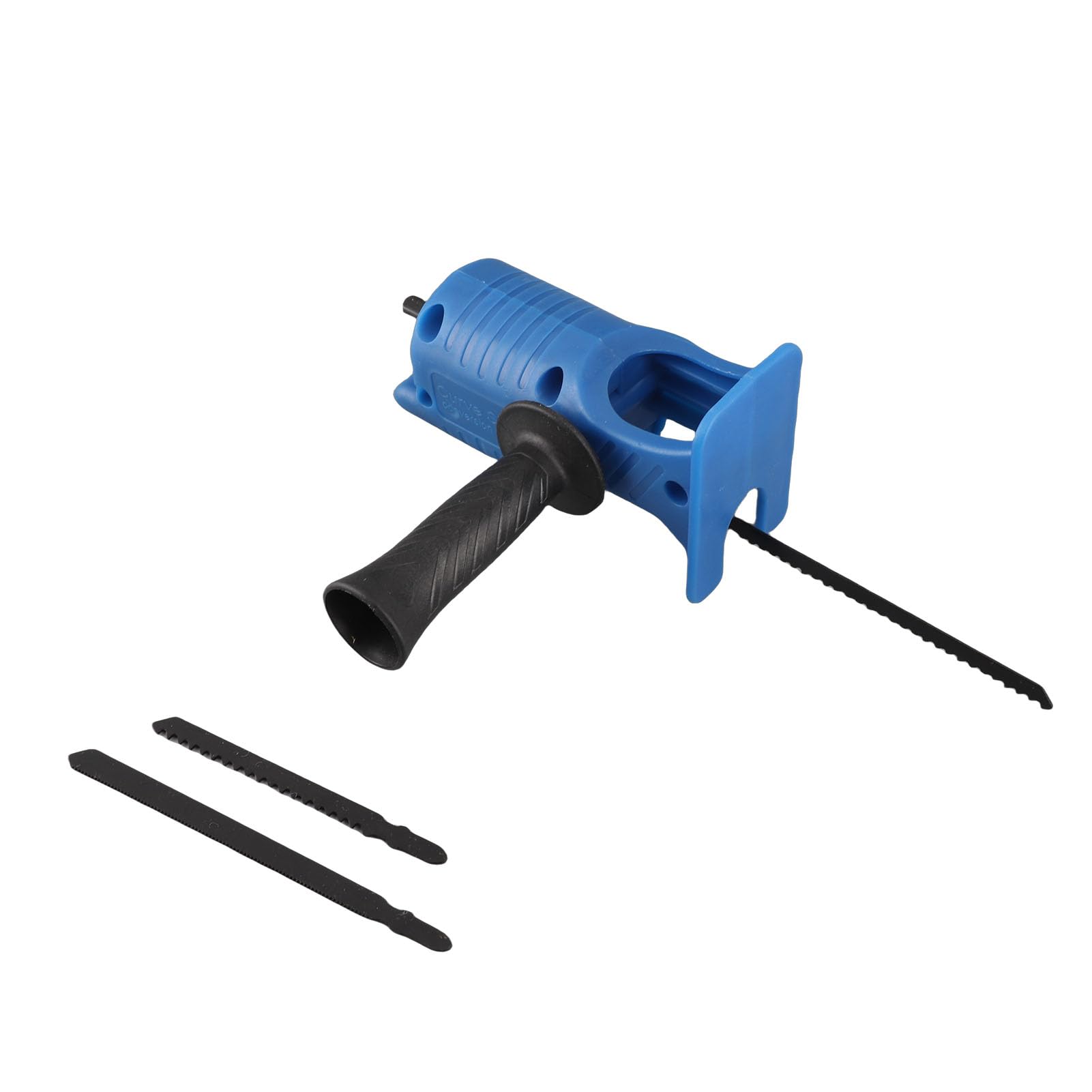 Walfront Electric Reciprocating Saw ABS+High Speeding Steel Jig Saw Electric Drill Tool Attachment for Wood Metal Cutting