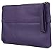 Bolso de cuero suave para mujer/bolso de embrague con correa de muñeca, color Morado, talla Talla única