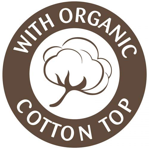 Image of Sealy Quilted Organic Cotton Top Waterproof Toddler and Baby Crib Mattress Pad Cover Protector - 52 inch x 28 inch - Cream (Pack of 5)
