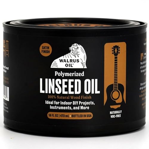 Walrus Oil - Polymerized Linseed Oil. 100% Natural, VOC-Free, Fast
