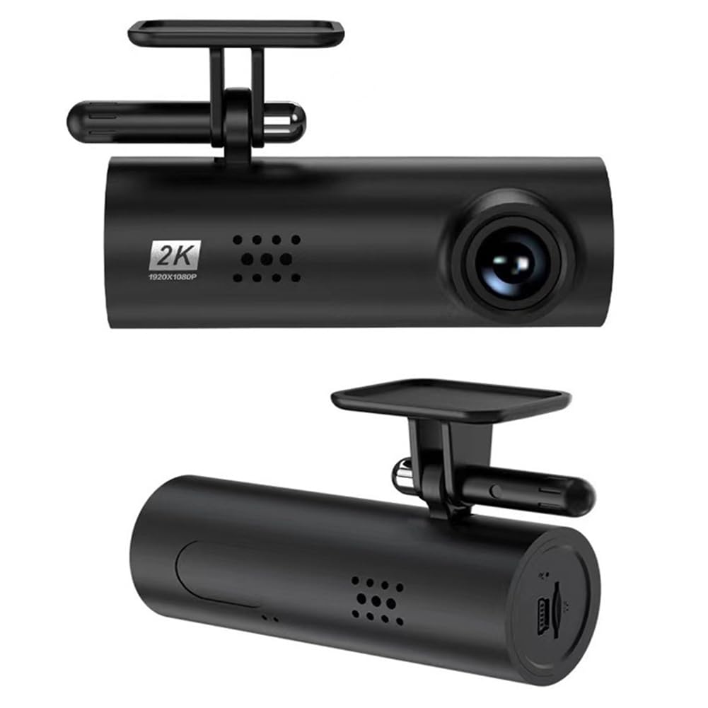 Enregistreur de Voiture Enregistreur de Conduite de Voiture Enregistreur Vidéo DVR pour 24 Heures de Surveillance du Stationnement avec GPS WiFi Enregistrement en Boucle Vision Nocturne