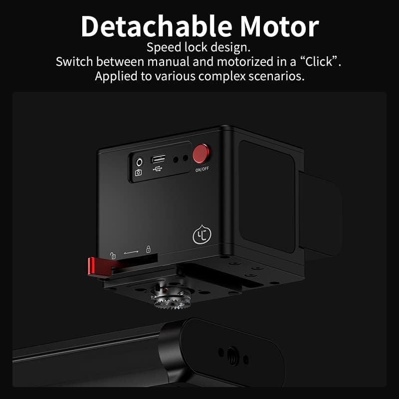 Mini Camera Slider Chocolate Pro Cheese Motorized Slider 70cm/27.55”Compatible with DJI&ZHIYUN Stabilizers