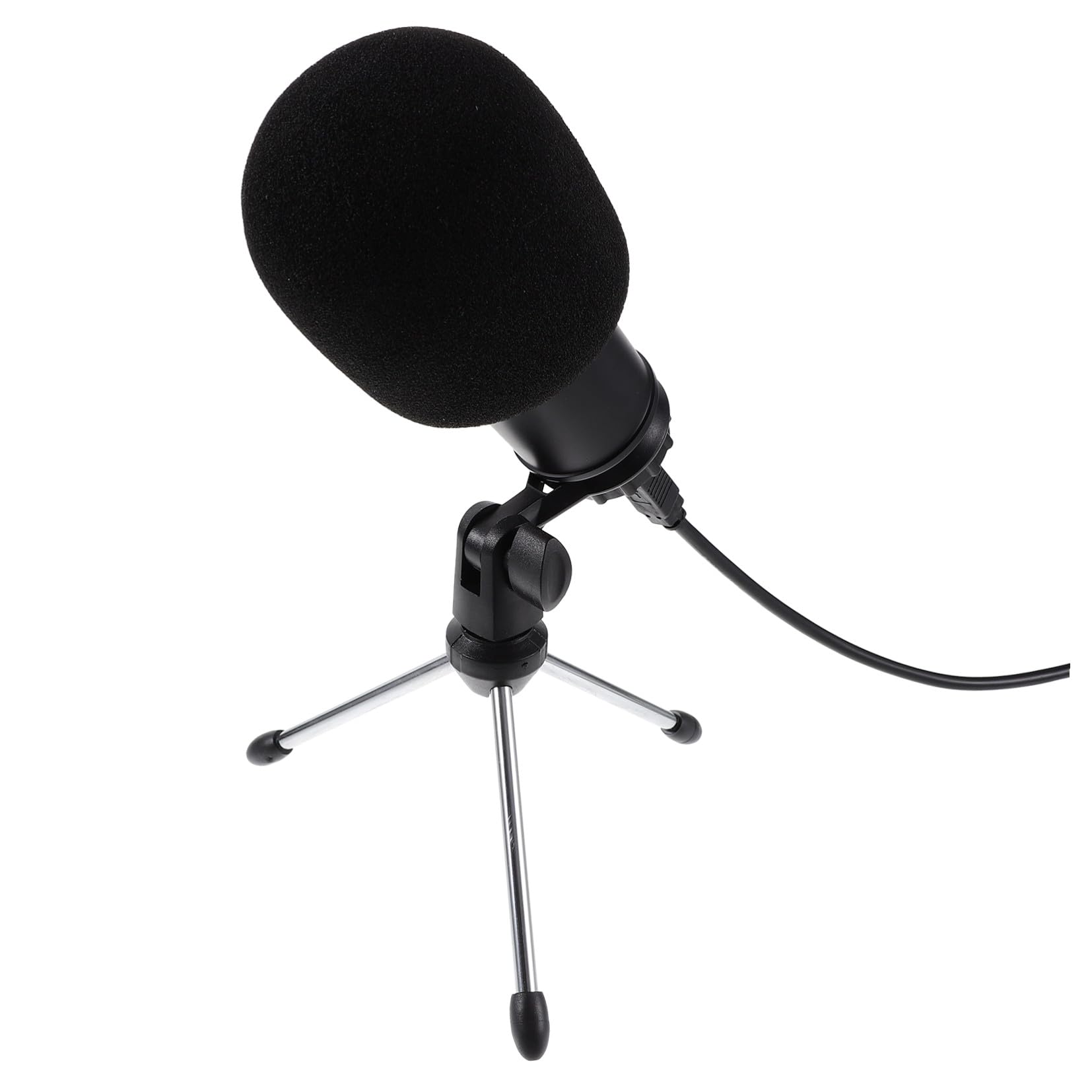TOYANDONA Kondensatormikrofon USB Satz mit Halterung Tragbares Cardioid Mikrofon für Bühnenauftritte und Radiostationen Abs Material SNR 78db Frequenz 20hz-20000hz Zufälliger Stil