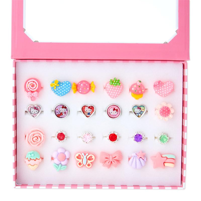 Amazon | サンリオ(SANRIO) ハローキティ おしゃれ指輪セット 309273