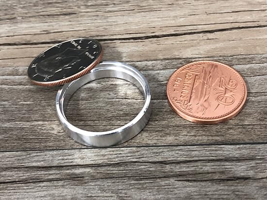 ZQION Magic Coin Set - US Half Dollar & Mexican Coin Vanishing Trick With Video Instructions