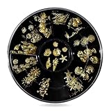 Colgantes para uñas con forma concha verano, Accesorios para uñas con...