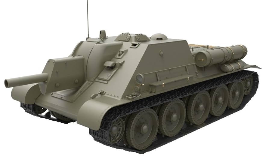 戦車ジオラマ　1/35 ロシアSU122と親衛隊兵士 戦車ジオラマ 1/35 ロシアSU122と親衛隊兵士 戦車ジオラマ 1/35