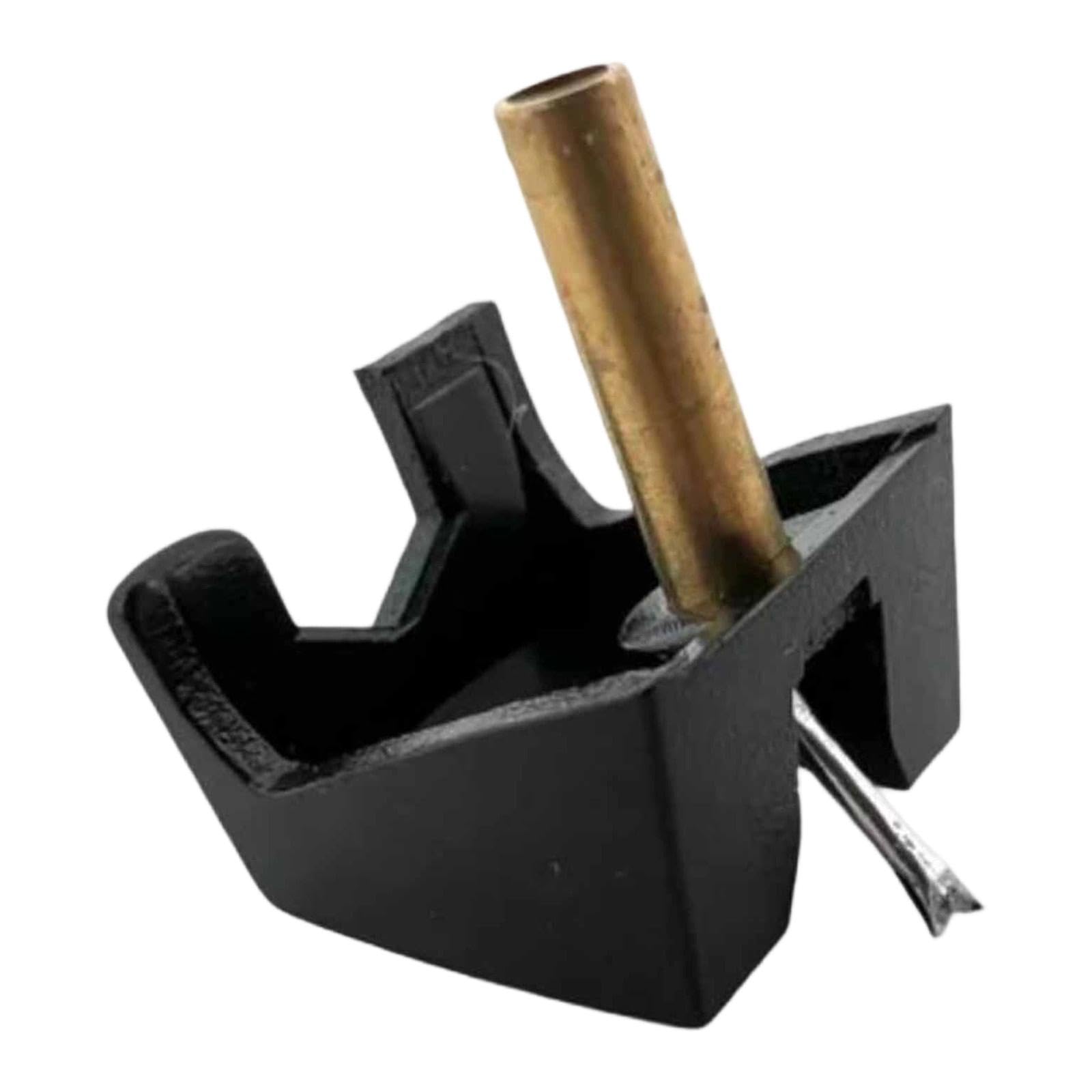 Ricambio per Giradischi, Accessori per Giradischi, Vinile Metallico per Ascoltare Musica, Camera da Letto, Nero