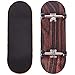 BRAVORD Professional Complete Wooden Fingerboard 32/34mm 5-Ply Maple Finger Skateboard with Upgraded Components (Classic Maple)