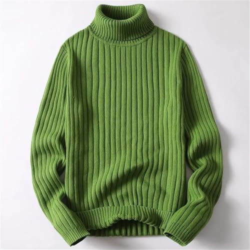 Mens Turtleneck Sweater Knittde Pullovers Mens Clothes Winter Casual Sweater Turtleneck Slim Fit Warm Pullovers4