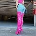 Thigh High Boots Women‘s Over The Knee Boots Fashion Sexy Platform Stiletto High Heels Patent Leather Rounded Toe Zipper Unisex Lug Sole Party Cosplay Boots-PINK-13.5