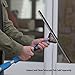 Unger 18-inch Professional Grip Swivel Squeegee – Professional Grade Window Squeegee for the Home, Large Squeegee for Glass Window Cleaning