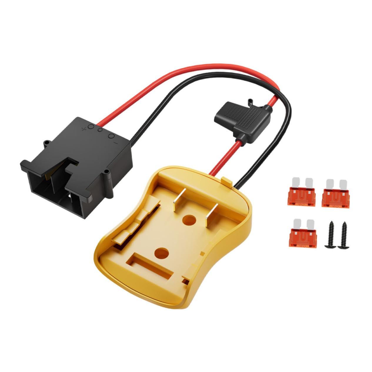 SHINEOFI Adattatore Per Batteria Da 4 Pezzi Convertitore Per Caricabatteria Adattatore Di Alimentazione Connettore Fai Da Te Alimentatore Per Batteria Convertitore Di Alimentazione