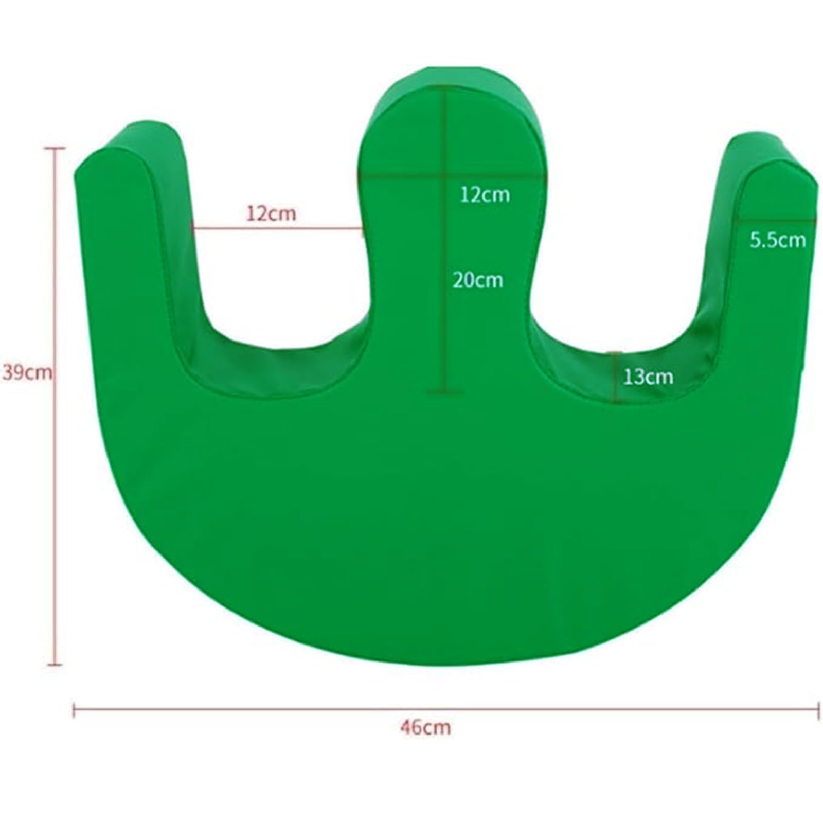 Dispositivo de giro de paciente impermeable de piel sintética en forma de U, herramienta de enfermería para el cuidado de la cama de ancianos, almohadilla de transferencia lateral con correas