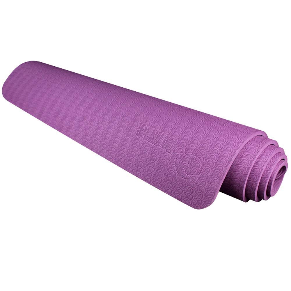 Tappetino Sportivo, Ispessimento Ampliato Tappetino Yoga Tappetino Antiscivolo Resistente Durevole Sport Fitness Tappetino Pilates 183 × 61cm, Spessore 10mm