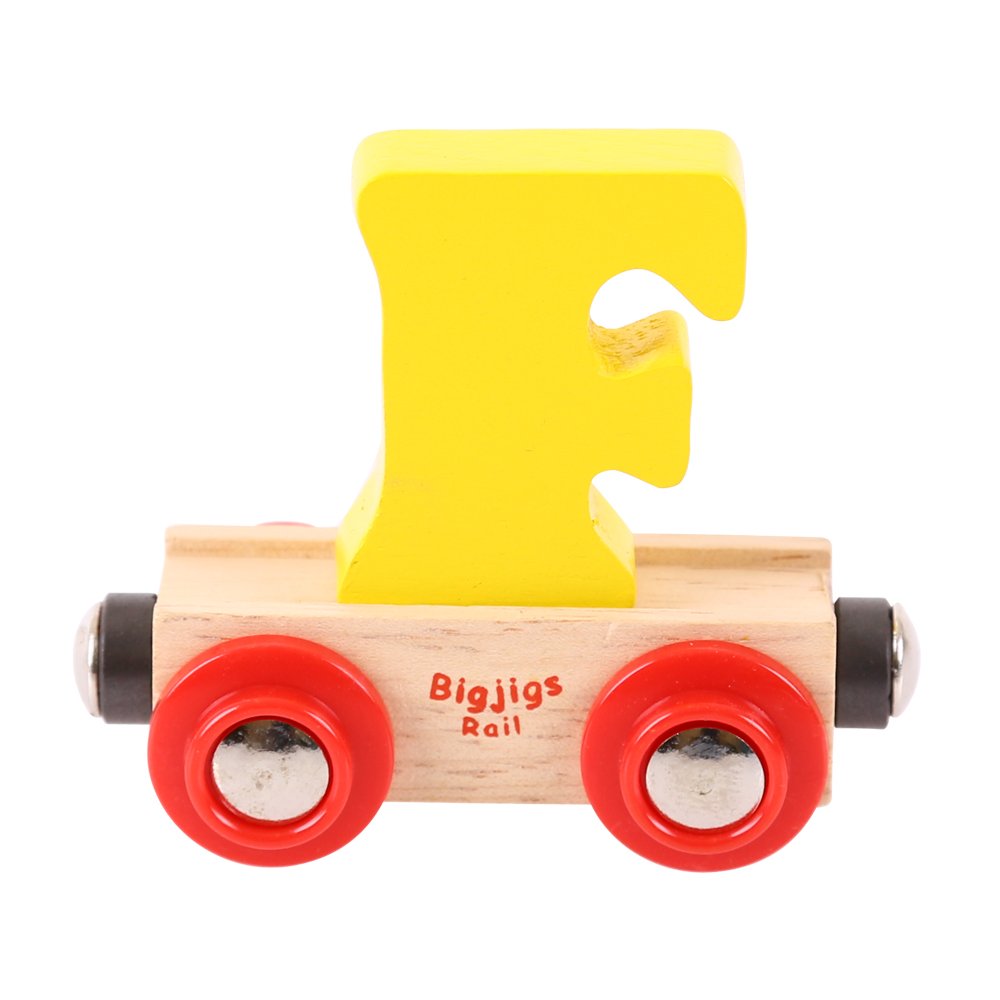 Bigjigs Rail Rail Name Letter F (Yellow) โ image 1