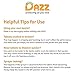 DAZZ Natural Cleaning Tablets - Window & Glass Cleaner Refill Pack - Makes (4) 32oz Bottles - Just Add Water