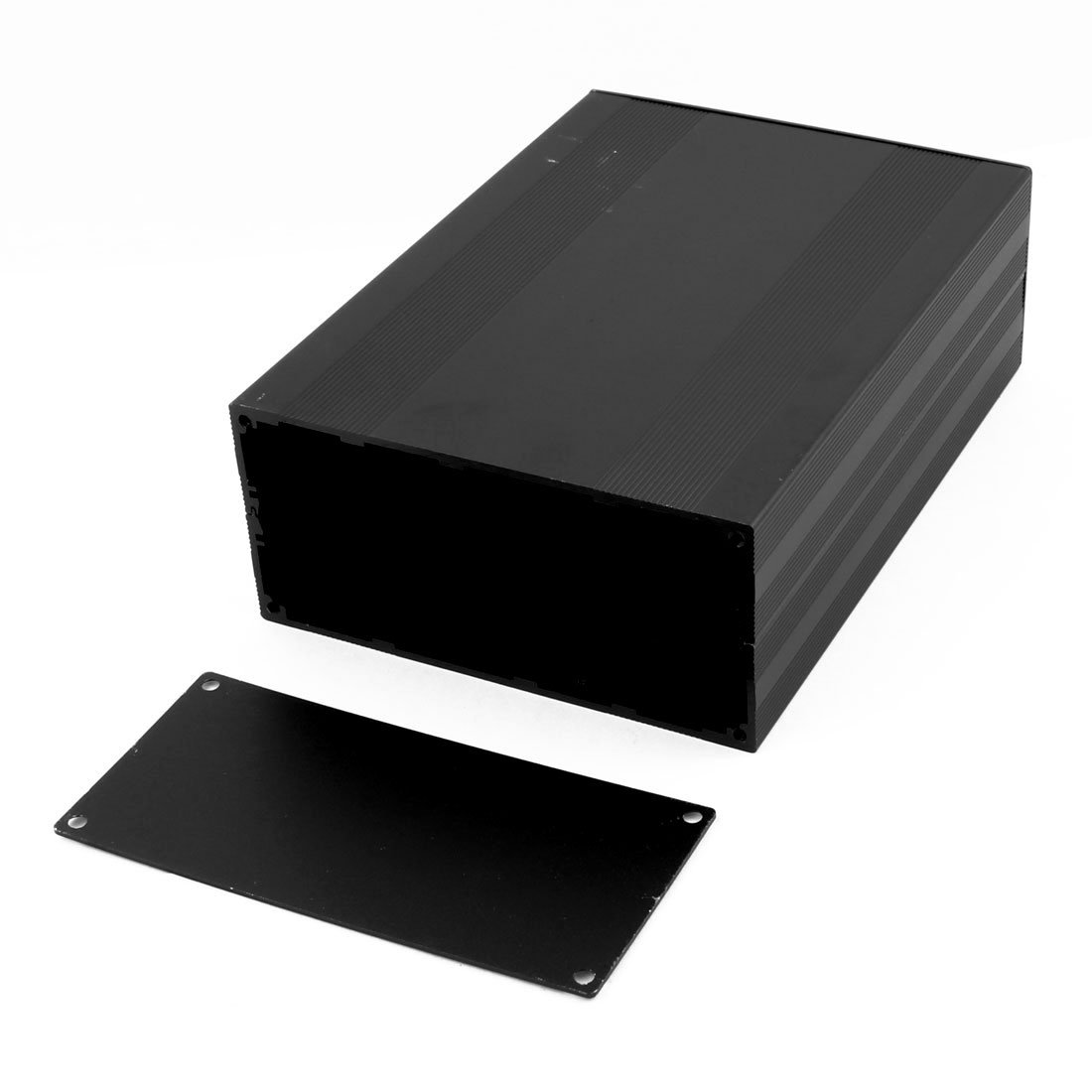 Aexit 253 x 145 x 68mm Multi-purpose Electronic Extruded Aluminum Enclosure Case Black (1e517bd68f41e6f7d94192c70d8e75fd)