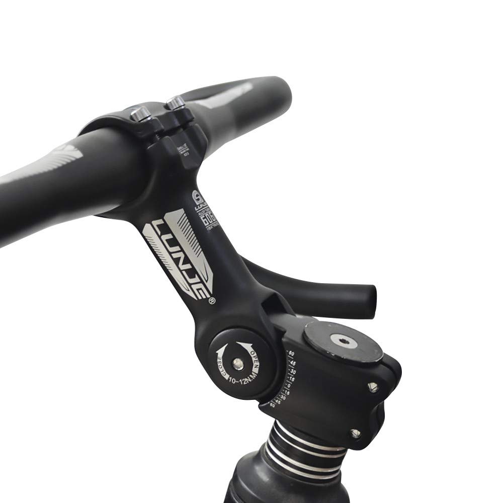 Potences de Vélo, Réglable Potences Tige de Vélo de Montagne en Alliage d'Aluminium pour Vélo de Route de Montagne