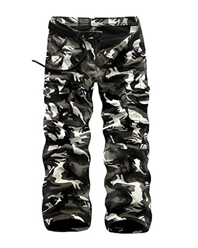 Men's Fleece Lined Relaxed Camo Cargo Pants