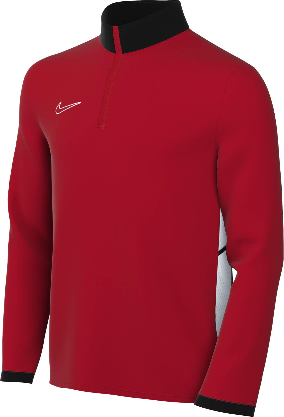 NIKE FZ9773-657 Y NK DF ACD25 DRIL TOP Sweatshirt Unisex UNIVERSITY RED/BLACK/WHITE/WHITE Size S