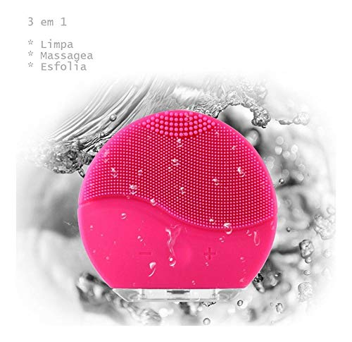 Esponja Mini Massageador Elétrica Limpeza Facial