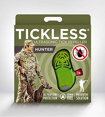 Tickless Hunter PRO 103GR Anti garrapatas y pulgas para cazadores verdes