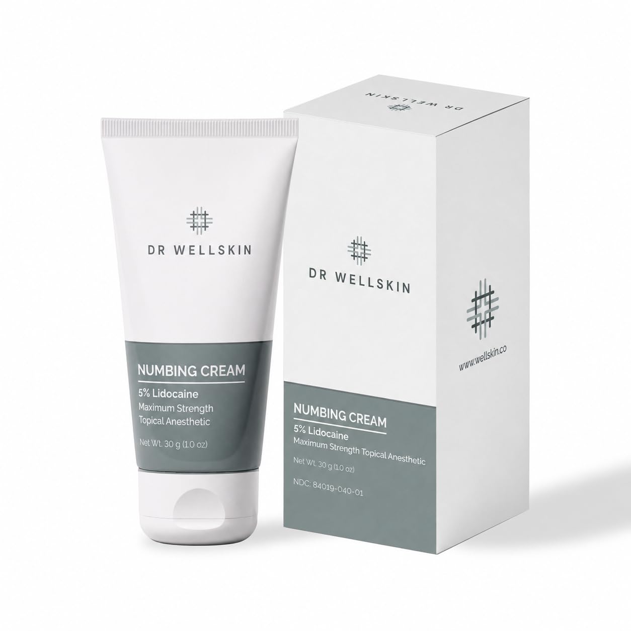 5% Lidocaine Numbing Cream by Dr WellSkin - 1 oz (30g)