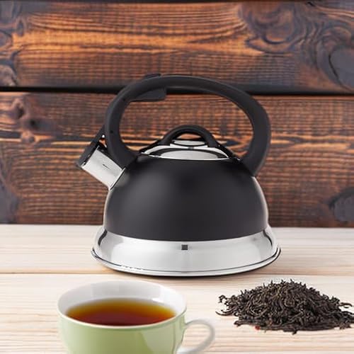 image for Mr. Coffee Flintshire 1.75-Quart Stainless Steel Whistling Tea Kettle 