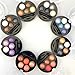Mallofusa 5 Colors Eye Shadow Powder Metallic Shimmer Eyeshadow Palette (Galaxy Silver) 4.7oz