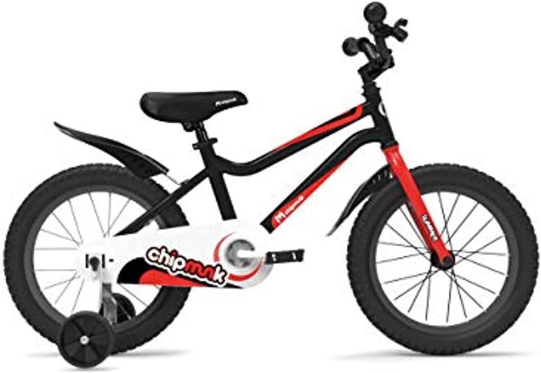 RoyalBaby 16" MK Sports Kids Bike for Boys - Black