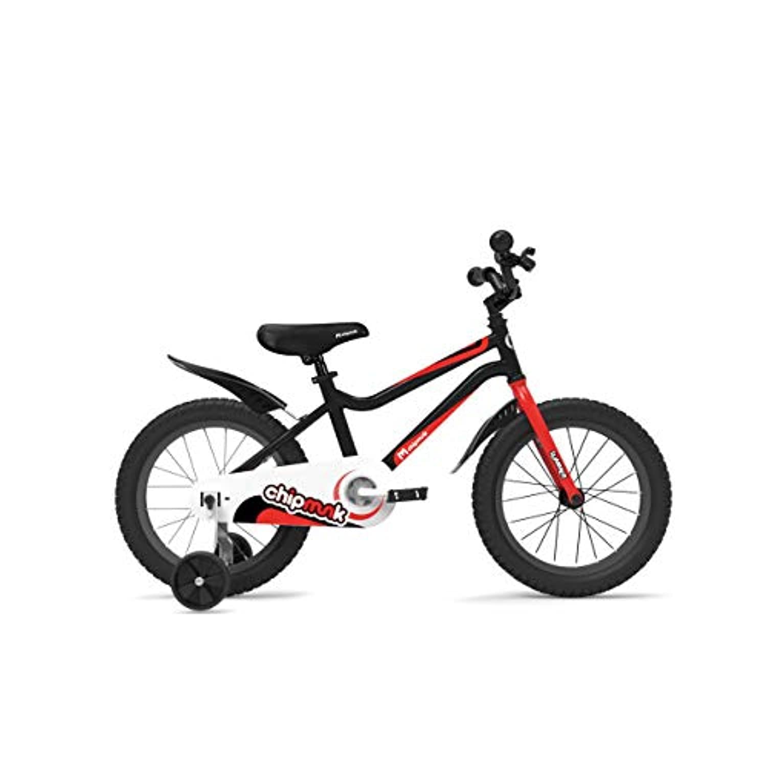 Chipmunk RoyalBaby 16" MK Sports Kids Bike for Boys - Black