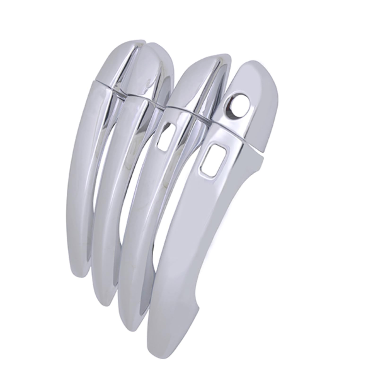 Autocollants chromés poignée de porte Peugeot 208 MK2 P21 accessoires voiture antirouille 2023