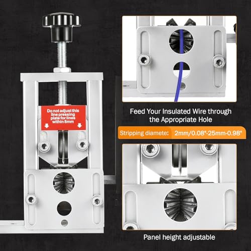 Image of BEAMNOVA Manual Wire Stripping Machine for 2-25mm /0.08 inch-0.98 inch