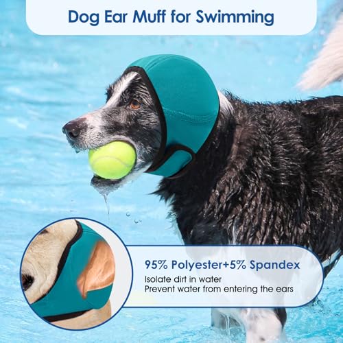 Image of Dog Calming Hoodie Dog Ear Wrap Noise Protection Ear Muffs for Dogs