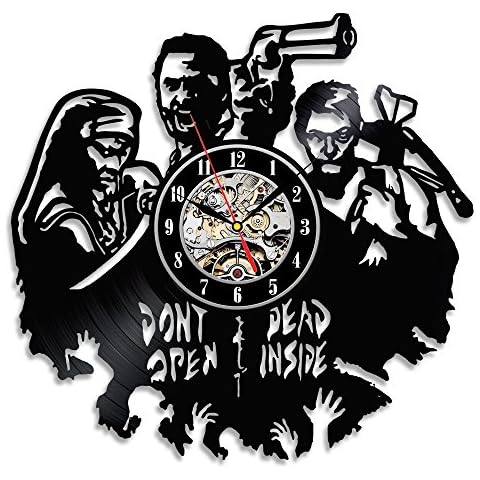 Handmade Walking Dead Theme Wall Décor Vinyl Clock Cover