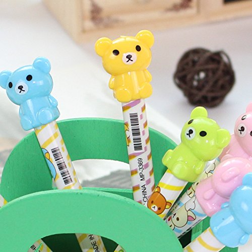 Amazon.co.jp: DCMA 文房具 シャープペンシル ストレート ノック クマ