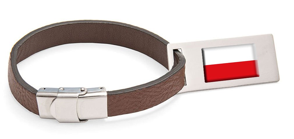 Oberösterreich Flagge Leder Kofferanhänger Edelstahl Gravur Text