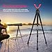 Zeadio Tripod Hunting Rest with High Density Foam Grip, Twist-Style Locking Leg, and Non-Marring V-Yoke Rest Head for Outdoor Activities