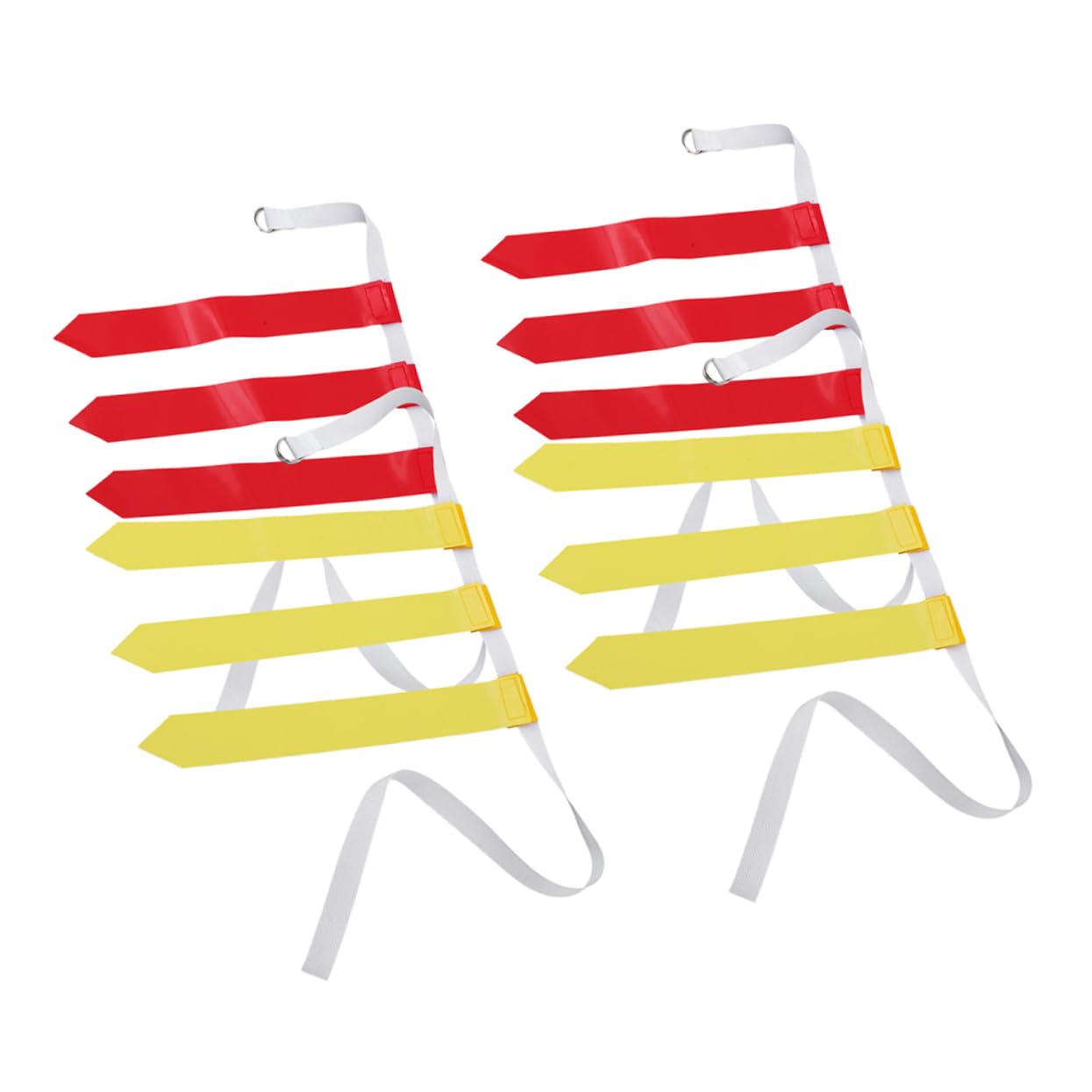 Happyyami 4pcs Rugby Belt with Flags Adjustable Waist Belt for Football Training Games