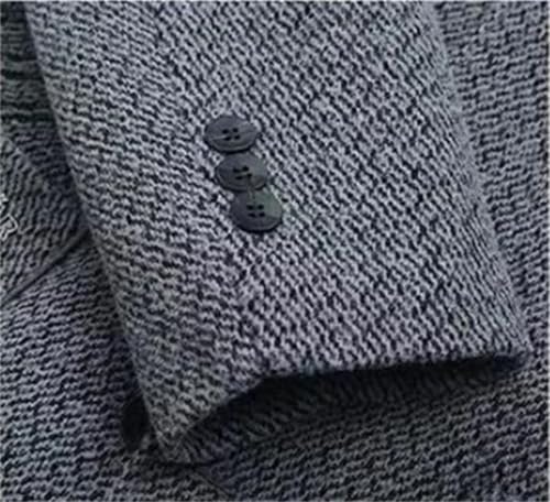 Men's Business Stand Collar Suit Jacket Handsome Casual Coat3