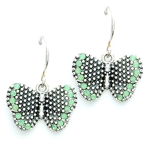 OneButton - Pendientes de Mariposa con Diamantes