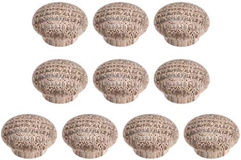 Uxcell Oak Wood Button Plugs, 1 Inch (25mm) - 25 Pack Screw Hole Plugs For Furniture & Woodworking 9 thumbnail image
