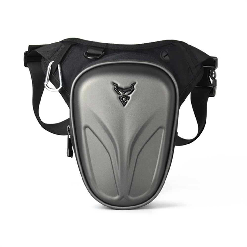 Sacoche De Jambe Moto Sac de Jambe de Moto, Sac de Cuisse étanche en Fiber de Carbone, Sac de Taille de Cyclisme, Sac à Dos de Moto Mince, Pochette Banane Sacoche Jambe Moto(Matte)