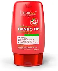Leave-in Banho de Verniz Morango Forever Liss 140g