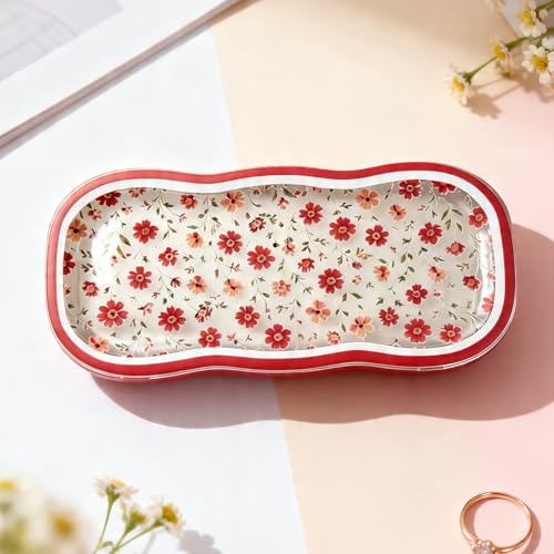 Image of Glasses Case Hard Shell, Clear Eyeglass Case, Cute Holder for Sunglasses and Reading Glasses
