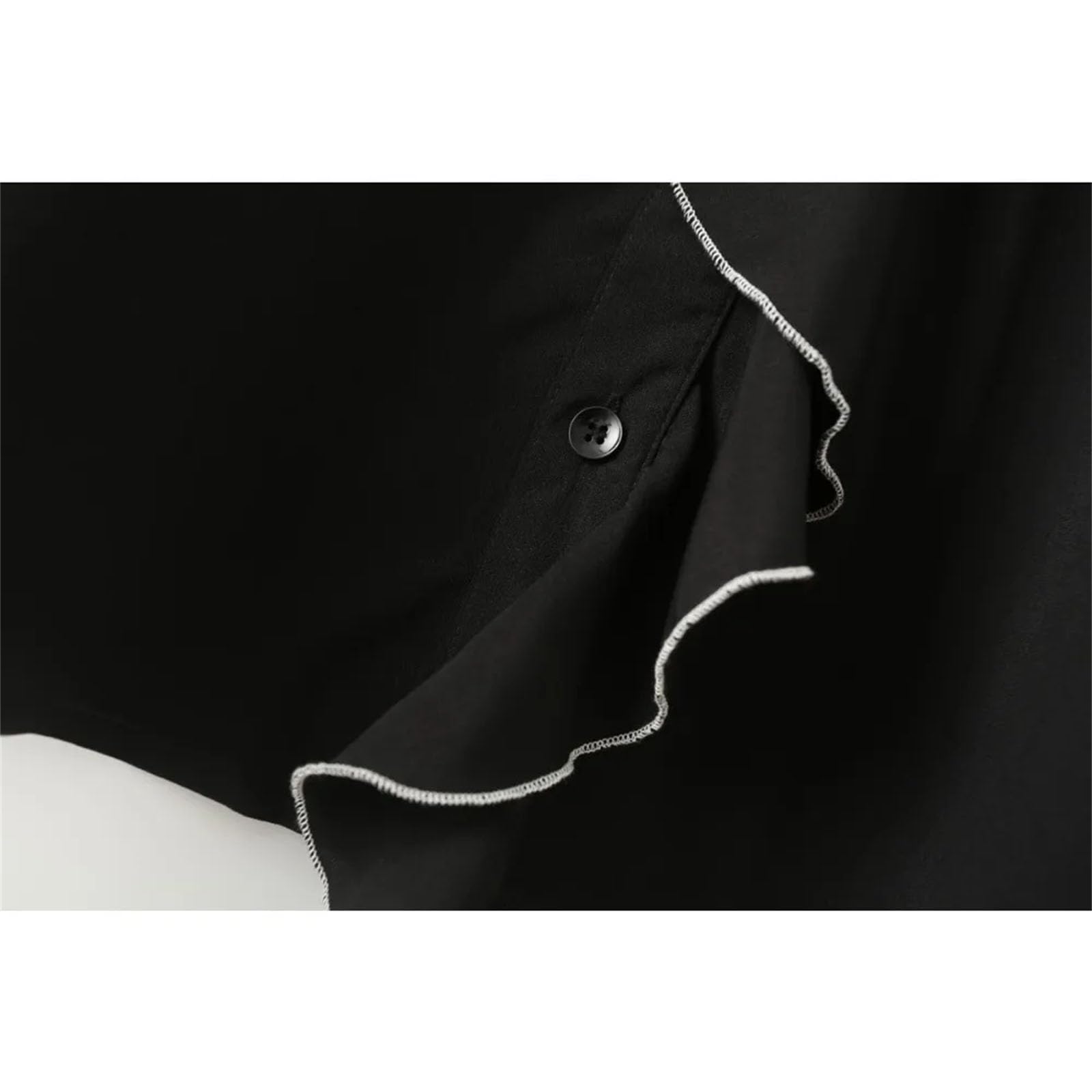 Camicette da donna primaverili con volant per donne eleganti casual allentate camicie a maniche lunghe top